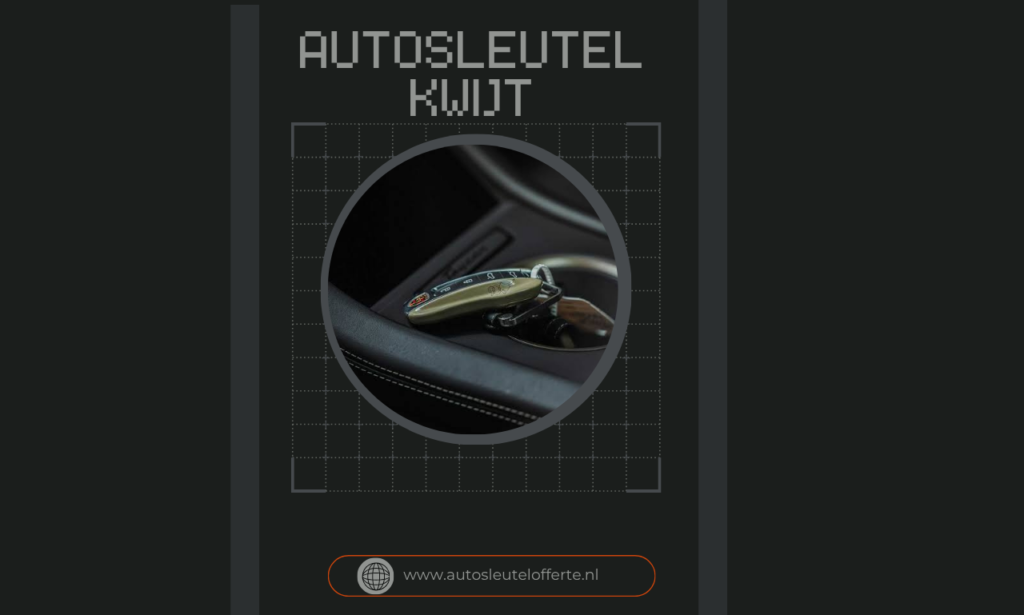 autosleutel kwijt