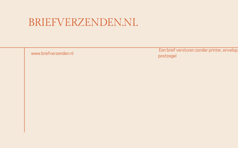 Een brief versturen zonder printer, envelop of postzegel